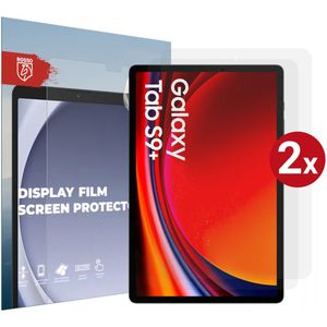 Rosso Samsung Tab S9 Plus Screen Protector Ultra Clear Folie Duo Pack