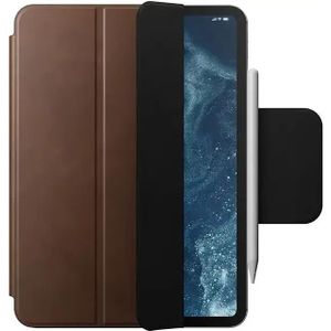 Nomad Leather Folio iPad Pro 11 (2024) Hoes Book Case Leer Bruin