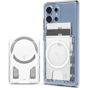Spigen Ultra Hybrid MagFit  MagSafe Kaarthouder Transparant