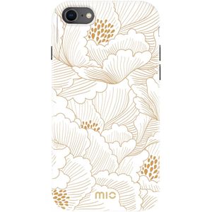 MIO MagSafe Apple iPhone SE (22/20)/8/7 Hoesje Hard Shell White Roses