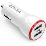 Anker PowerDrive 2 Poorts 24W Autolader Wit