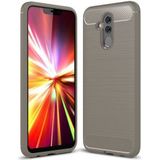 Huawei Mate 20 Lite Geborsteld TPU Hoesje Grijs