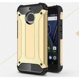 Motorola Moto G5S Plus Hybride Armor Hoesje Goud