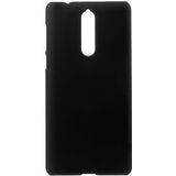 Nokia 8 Rubber Coat Hard Case Zwart