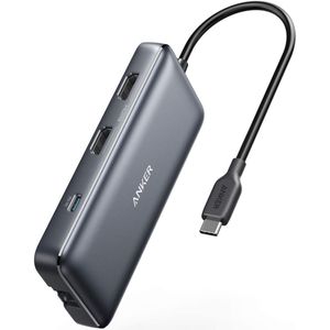 Anker 553 PowerExpand 8-in-1 USB-C Adapter / Hub Zwart