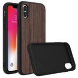 RhinoShield SolidSuit Dark Walnut iPhone X Hoesje Zwart