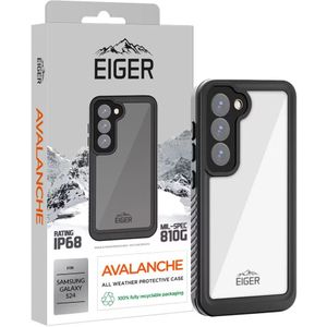 Eiger Avalanche Samsung Galaxy S24 Hoesje Waterdicht Transparant/Zwart