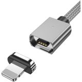 Essager 3A USB naar Lightning Fast Charge Oplaad Kabel 1M Zilver