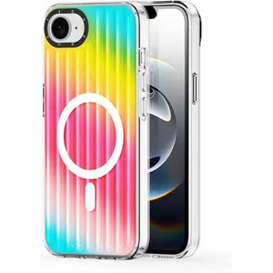 Dux Ducis Zest MagSafe Apple iPhone 16e Hoesje Back Cover Regenboog