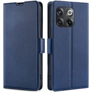 OnePlus 10T Hoesje Wallet Book Case Kunstleer Blauw