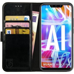 Rosso Element Huawei Mate 20 Lite Hoesje Book Cover Zwart