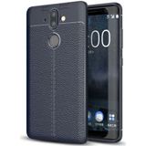 Nokia 8 Sirocco Rugged Armor Brushed TPU Hoesje Blauw