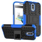 Hybride Motorola Moto G4 Hoesje Blauw