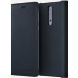 Originele Nokia 8 CP-801 Lederen Flip Case Blauw