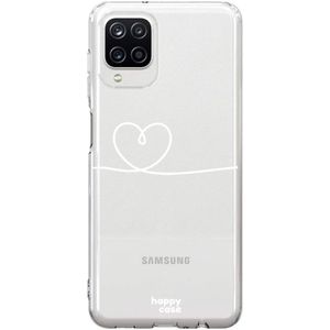 HappyCase Samsung Galaxy A12 Hoesje Flexibel TPU Hartje Print