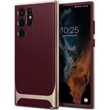 Spigen Neo Hybrid Samsung Galaxy S22 Ultra Hoesje Back Cover Burgundy