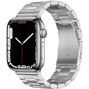 Hoco - Apple Watch 1-9/SE/Ultra Bandje - 49MM/45MM/44M/42MM - RVS - Zilver