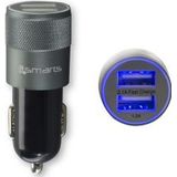 4smarts Autolader 3.1A Zwart