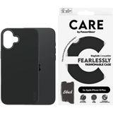 PanzerGlass CARE Fashionable iPhone 16 Plus Hoesje Siliconen MagSafe Zwart