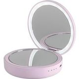 4smarts PocketMirror Powerbank Compact Spiegeldoosje 4.000 mAh Roze