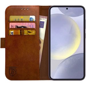 Rosso Element Samsung Galaxy S24 Plus Hoesje Book Case Wallet Bruin