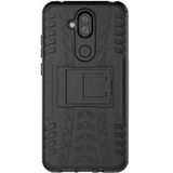 Robuust Hybride Nokia 8.1 Hoesje Zwart