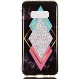 Samsung Galaxy S10E TPU Back Cover met Marmer Print Ruiten