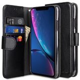 Melkco Book Cover Apple iPhone XR Hoesje Zwart