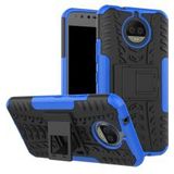 Motorola Moto G5S Plus Robuust Hybride Hoesje Blauw