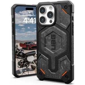 UAG Limited Edition Monarch Pro iPhone 15 Pro Max Hoesje Forged Carbon