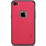 MOFI Bright Shield Stoffen Hybride Hoesje Apple iPhone 8 Rood