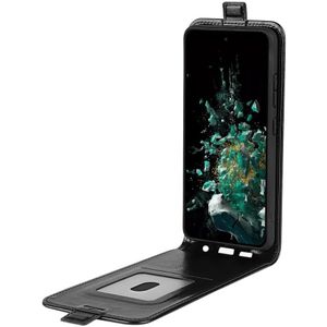 OnePlus 10T Hoesje Verticale Flip Wallet Case Kunstleer Zwart