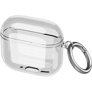 Apple AirPods 4 Hoesje TPU met Ring Transparant