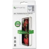 4smarts Tempered Glass TPU Hoesje Samsung Galaxy S9 Transparant