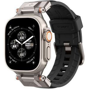 Spigen DuraPro - Apple Watch 1-10/SE/Ultra Bandje - 49/46/45/44/42MM Zwart
