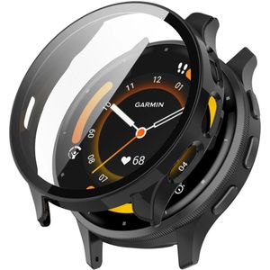 Garmin Venu 3 Hoesje - Bumper met Tempered Glass - Zwart