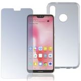 4smarts Tempered Glass TPU Hoesje Huawei P20 Lite Transparant