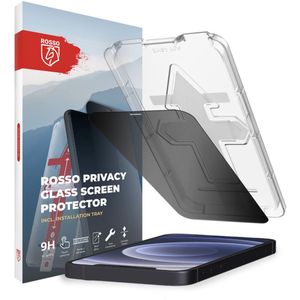 Rosso Apple iPhone 12 / 12 Pro Privacy Glass met Installatietray