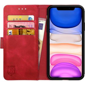 Rosso Element Apple iPhone 11 Hoesje Book Cover Rood