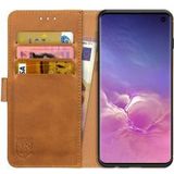 Rosso Element Samsung Galaxy S10 Hoesje Book Cover Lichtbruin