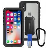 Armor X MX-Series Apple iPhone X Waterdicht Hoesje Transparant Zwart