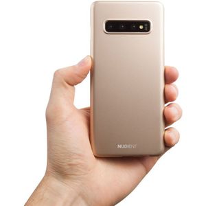 Nudient Thin Case V2 Samsung Galaxy S10 Hoesje Back Cover Goud