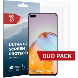 Rosso Huawei P40 Ultra Clear Screen Protector Duo Pack