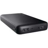 Trust Primo Eco Compacte USB-A/USB-C Powerbank 15.000 mAh Zwart