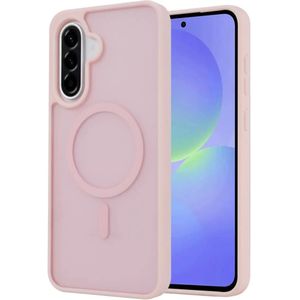 Samsung Galaxy A56 Hoesje met MagSafe Back Cover Matte Roze