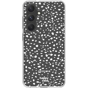 HappyCase Samsung  Galaxy S24 Hoesje Flexibel TPU Stipjes Print