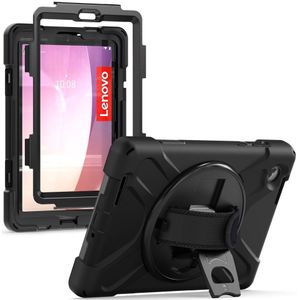 Lenovo Tab M8 Gen 4 Hoes met Screen Protector en Handriem Zwart