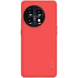 Nillkin Super Frosted Shield OnePlus 11 Hoesje Back Cover Rood