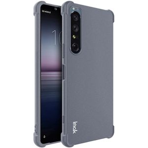 Imak Sony Xperia 1 IV Hoesje Flexibel TPU  Screen Protector Grijs