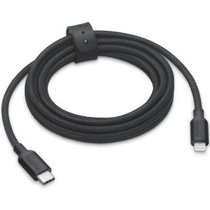 Mophie Charge Stream USB-C naar Lightning Kabel 60W Power Delivery 1M Zwart